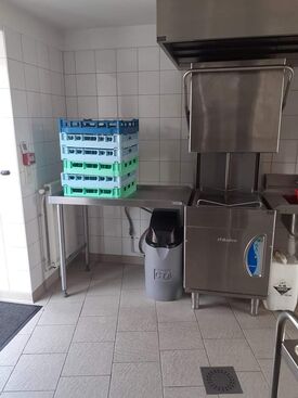 la plonge de la cuisine